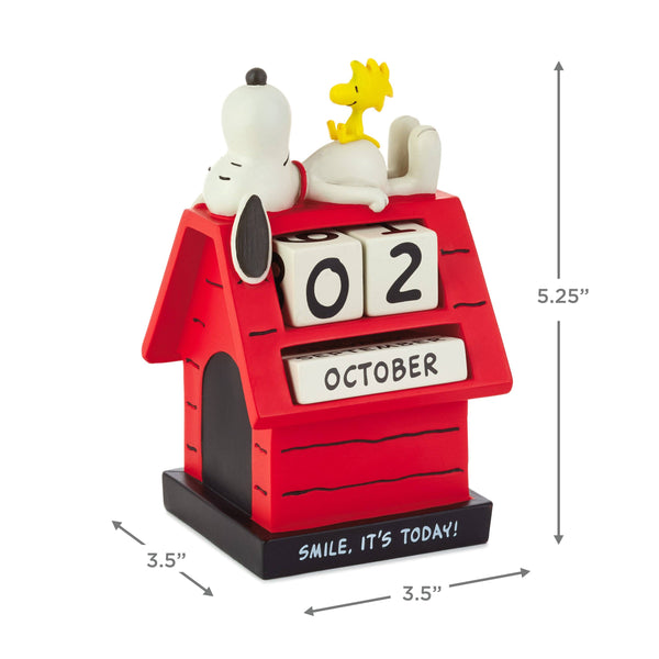 Peanuts™ Snoopy & Woodstock Perpetual Doghouse Calendar