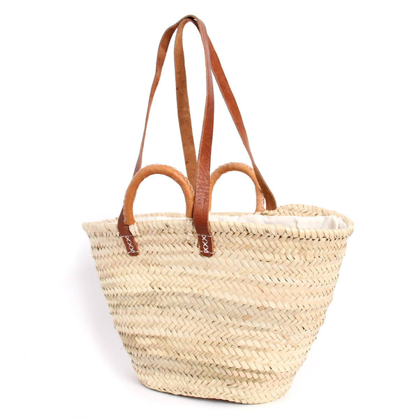Handwoven French Market Basket