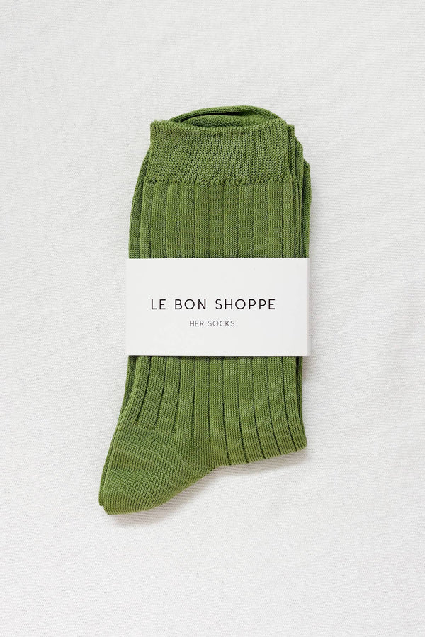 Her Socks - Mercerized Combed Cotton Rib