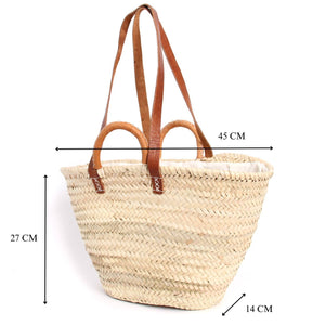 Handwoven French Market Basket