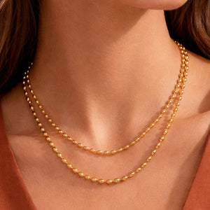 18K Gold PVD Plated Waterproof Chain Necklace