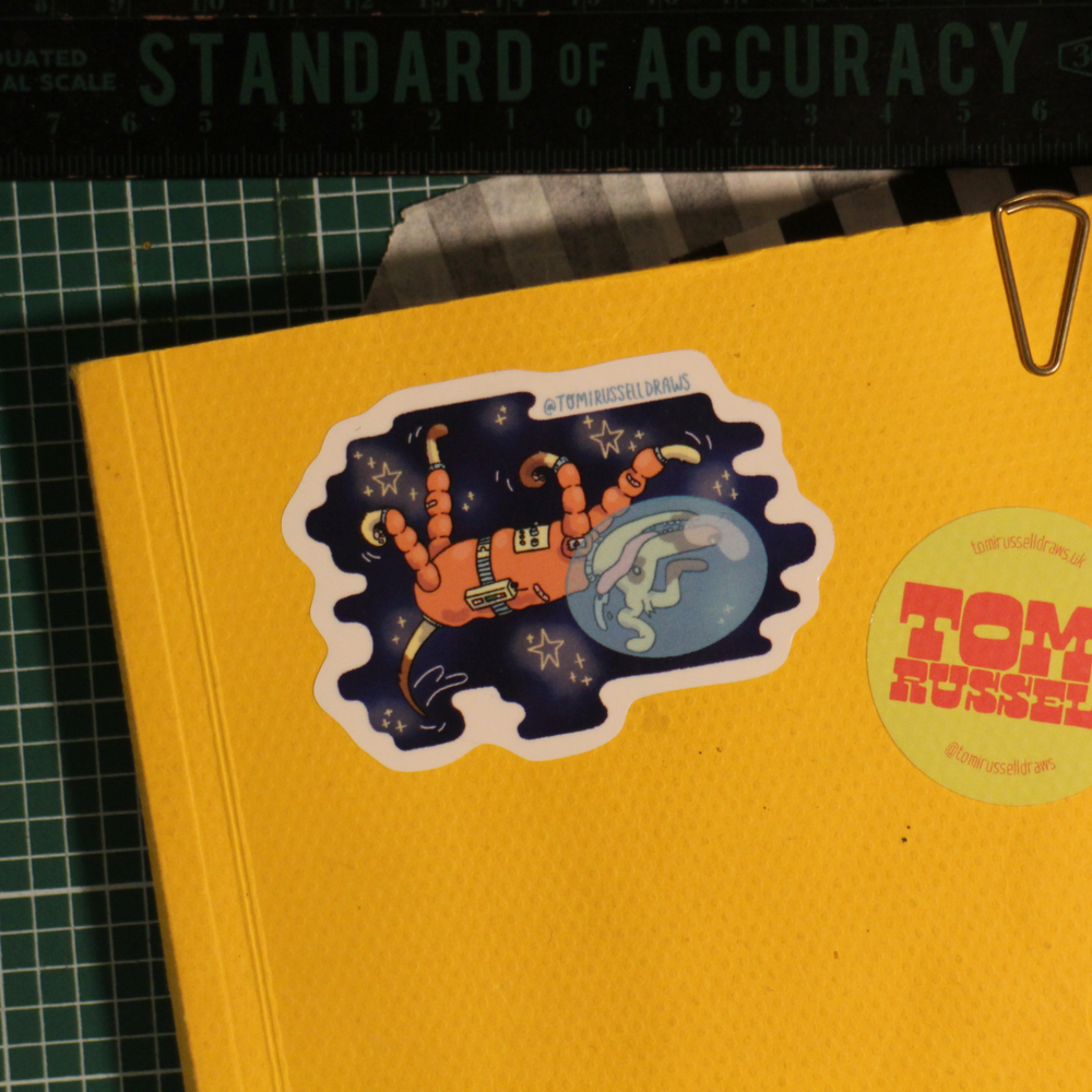 Space Dog Sticker