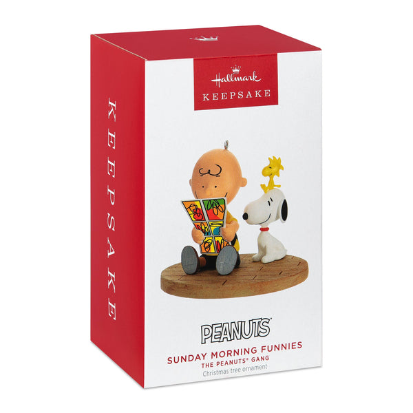 PEANUTS™ Ornament Charlie Brown, SNOOPY & WOODSTOCK Comic