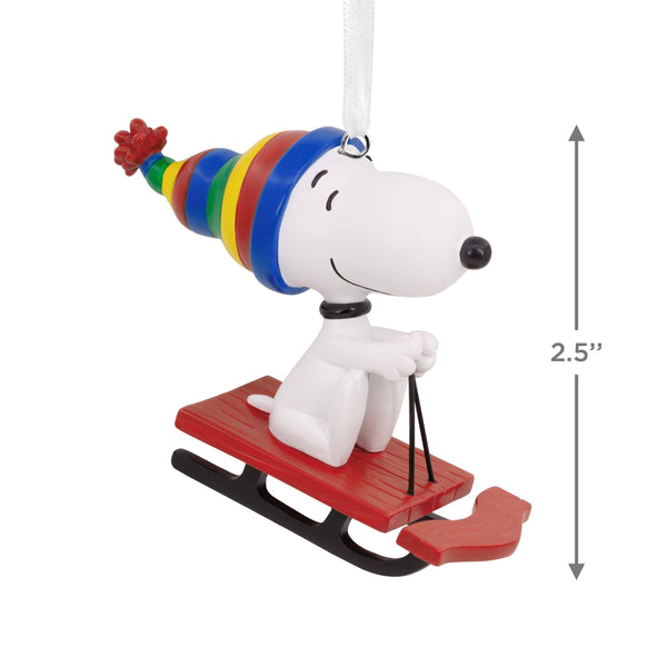 Collectable Peanuts™ - Snoopy On Sled Ornament