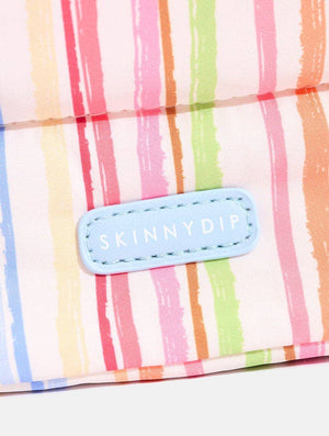 Colourful Sketchy Stripe Pillow Pouch Makeup Bag