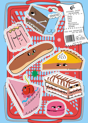 The Deli A5 Vinyl Sticker Sheet