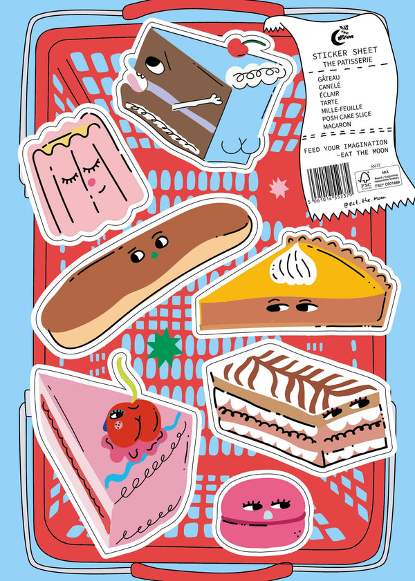 The Deli A5 Vinyl Sticker Sheet