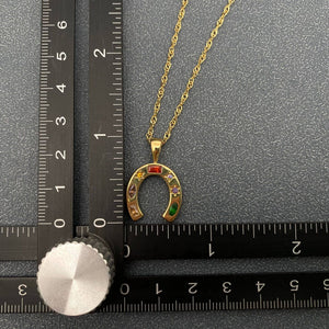 Horseshoe Charm Necklace