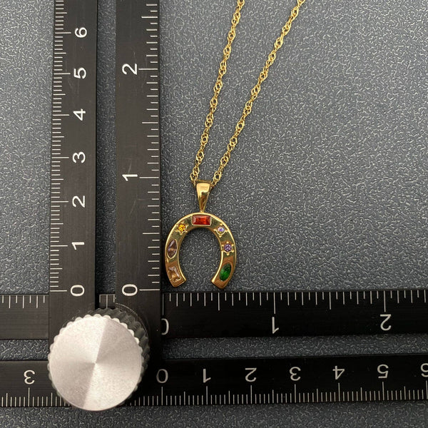 Horseshoe Charm Necklace
