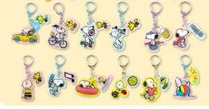 Snoopy Secret Double Acrylic Keyring Random Box