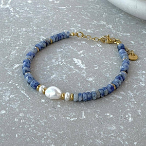 Tarnish Resistant Tripple Pearl Beaded Bracelet