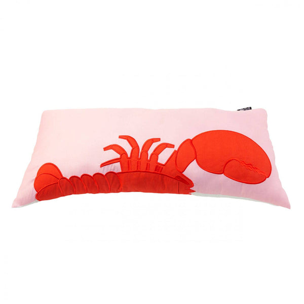 Helio Ferretti Double Sided Red Lobster Cushion