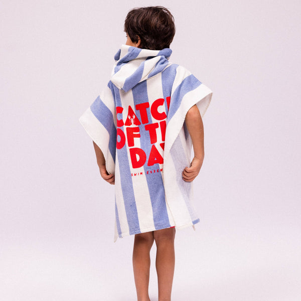 Beach Poncho - Blue - Catch Of The Day - 65 x 65 cm