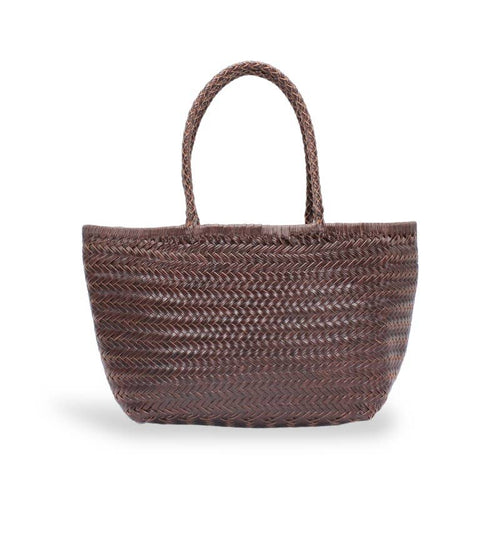 Lou – Handwoven Leather Tote Bag ( Handmade in Italy)