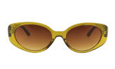 Patti Green Oval Sunglasses