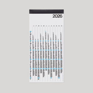 V Calendar 2026 White